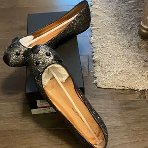 Marc Jacobs Black Flats Classic Loafers